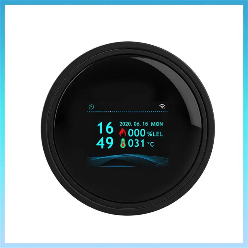 Rilevatore Di Perdite Di Gas Intelligente Tuya Wifi Smart Sensore Di Allarme Di Gas Naturale Led Digital Gas Smoke Alarm Funziona Con Smartlife