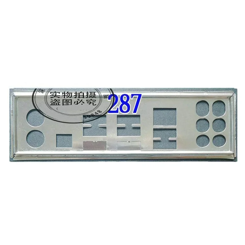 Io Shield Piastra Posteriore Blende I/O Staffa Per Msi X58 Pro Sli X58 Pro-E Sli Ms-7522 Computer Bezel Deflettore Backplate