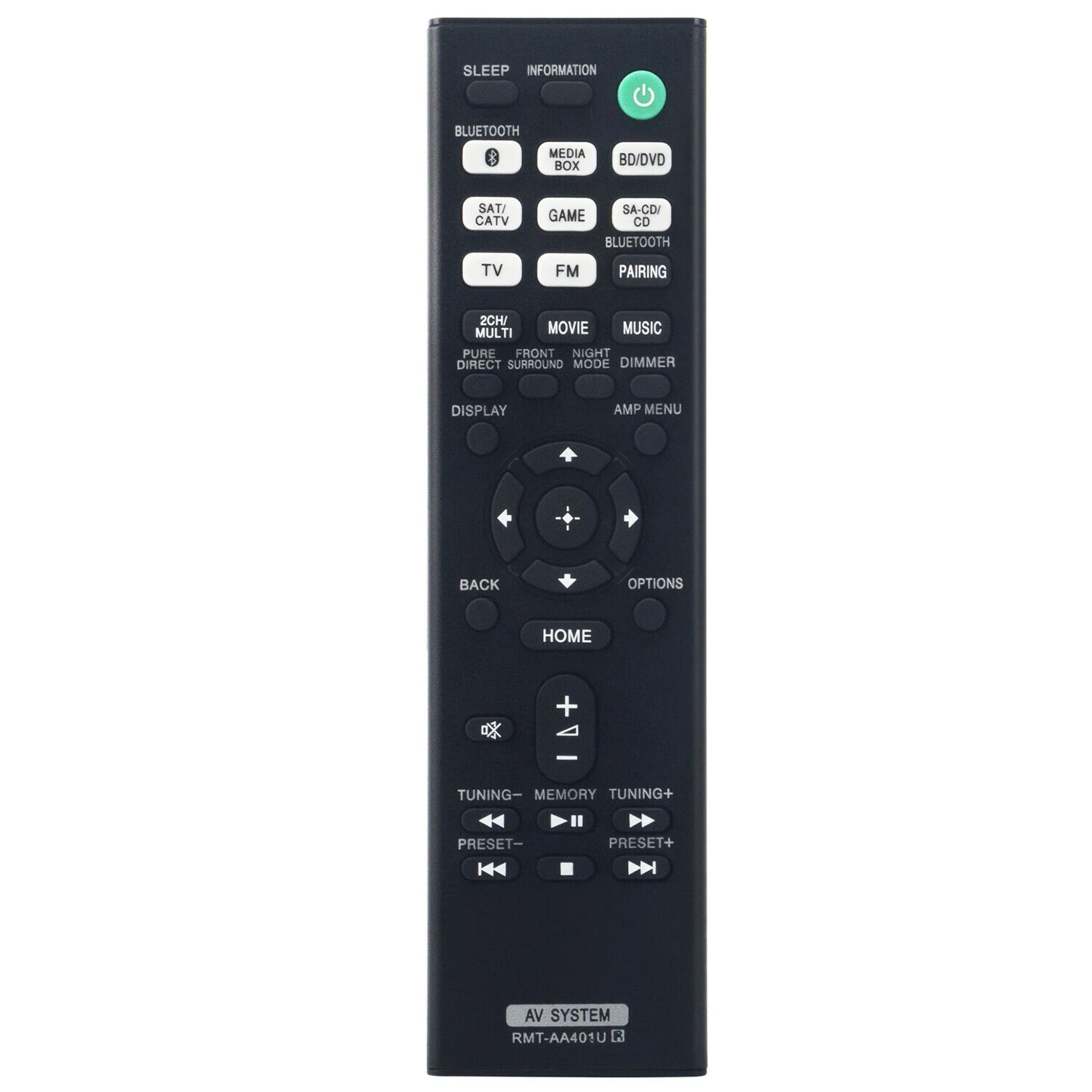 Telecomando Rmt-Aa401U Per Ricevitore Multicanale Sony Av Str-Dh590 Str-Dh790 Ht-X9000F Sawx9000F Saxf9000F