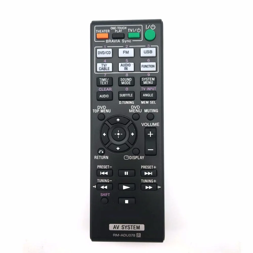 Nuovo Telecomando Rm-Adu078 Per Sony Sistema Av Amplificatore Di Potenza Dav-Tz230 Dav-Tz510 Dav-Tz630 Dav-Tz710 Hbd-Tz135 Hbd-Tz530