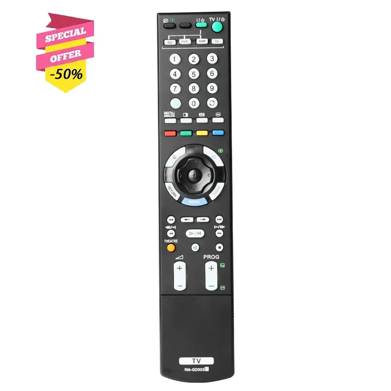 Rm-Gd003 Telecomando Per Sony Tv Kdl-40Xbr Kdl-52Xbr Kdl-46Xbr Kdl-40X3100 Kdl-46X3100 Kdl-52X3100 Kdl-40W3100 Kdl-52W3100