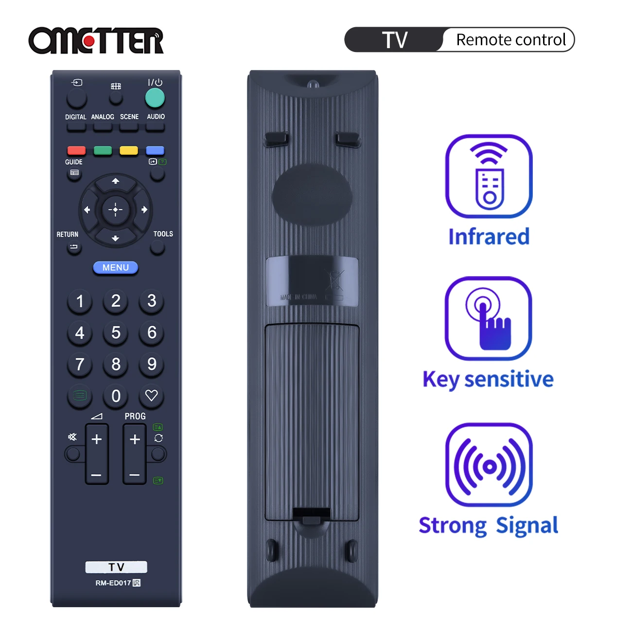 Nuovo Rm-Ed017 Per Telecomando Tv Sony Kdl-32P5500 32 P3550 Kdl-26S5500