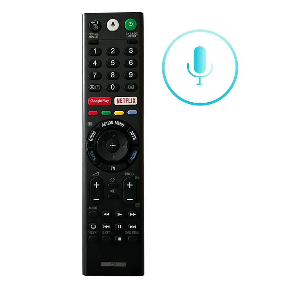 Telecomando Vocale Bluetooh Per Tv Sony Oled 4K Uhd Kd-75X7800F Kd-85X8500F Kd-75X8500F Kd-70X8300F Kd-75X9000F
