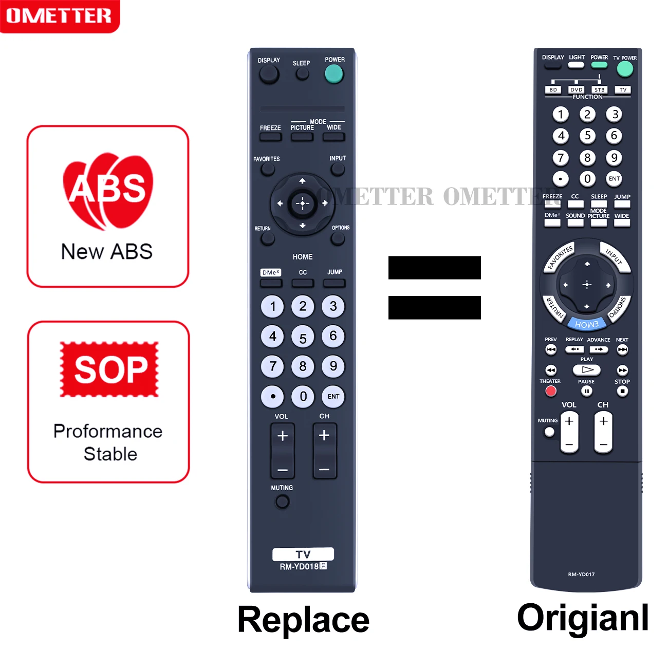 Rm-Yd017 Telecomando Per Sony Kdl-40Xbr4 Kdl-46Xbr4 Kds-Z70Xbr5