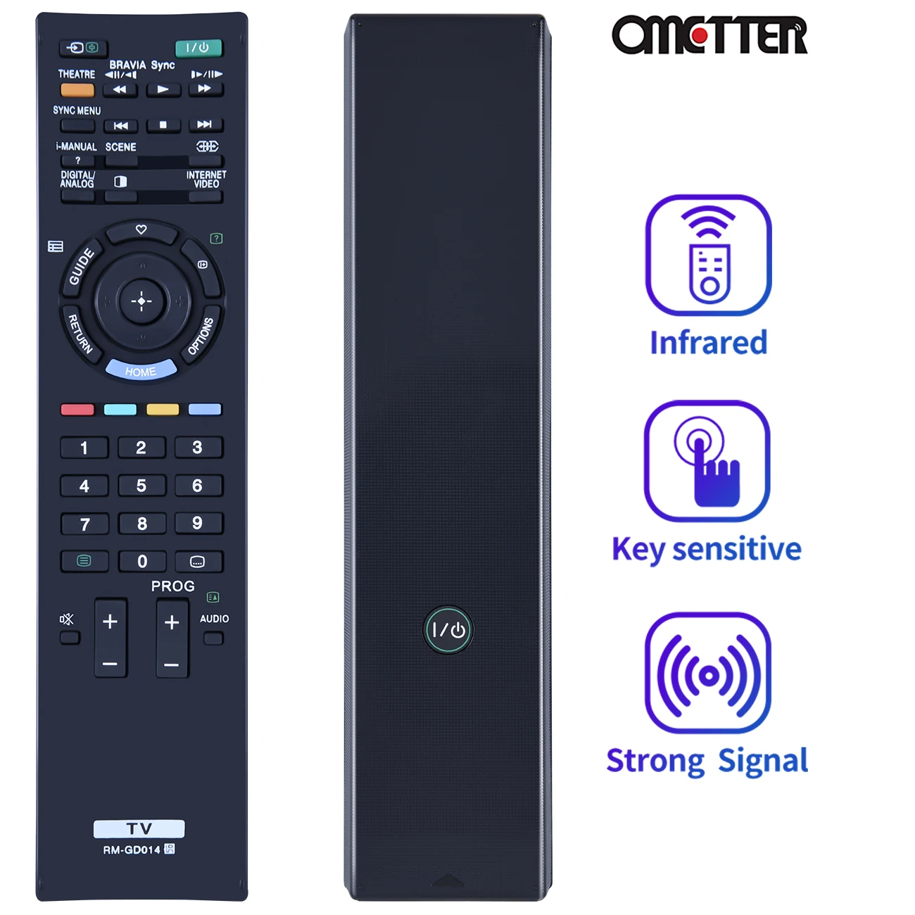 Rm-Gd014 Remoto Per Sony Tv Bravia Kdl-32Ex400 Kdl-40Ex500 Kdl-46Ex500 26Bx320