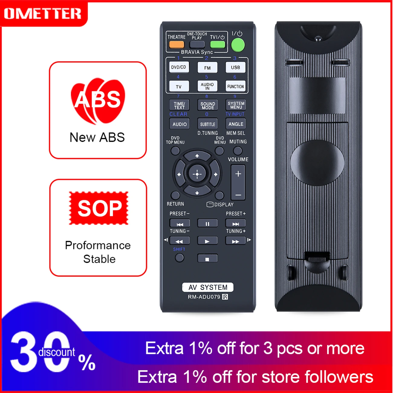 Rm-Adu079 Telecomando Sostitutivo Per Sony Dav-Dz740 Dav-Tz230 Dav-Tz630 Dav-Tz210 Dav-Tz510 Dav-Dz340 Sistema Dvd Home
