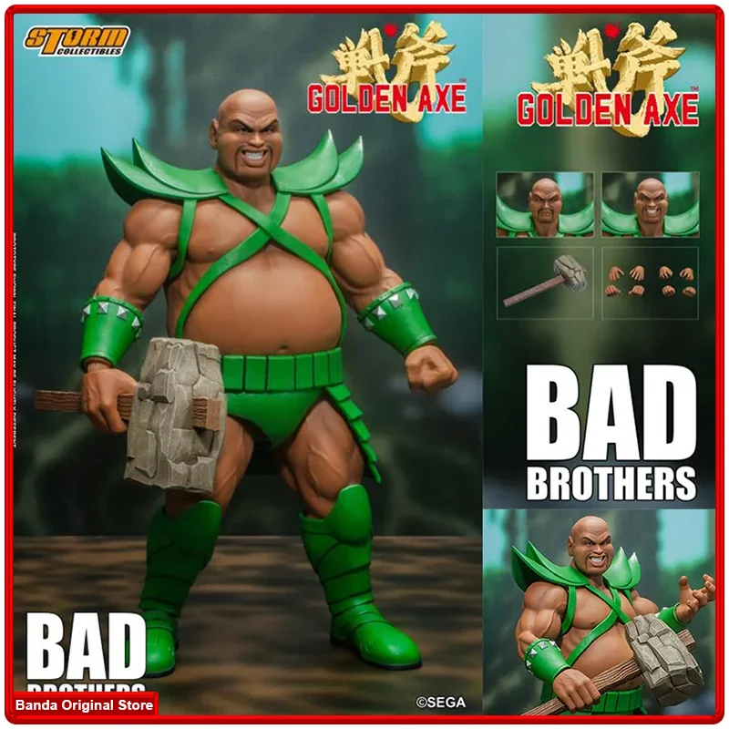 100% In Magazzino Original Storm Collectibles Golden Axe Bad Brothers Bbts Sggx07 Figura Esclusiva Action Collection Model Toys