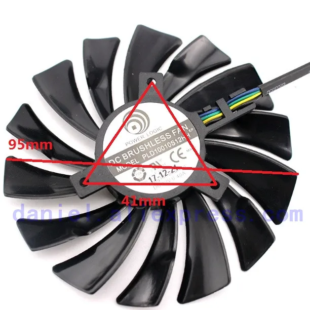 Muslimate 12 V0.40A Msi Microstar Gtx980 970 960 Ventola Per Scheda Display Da Gioco