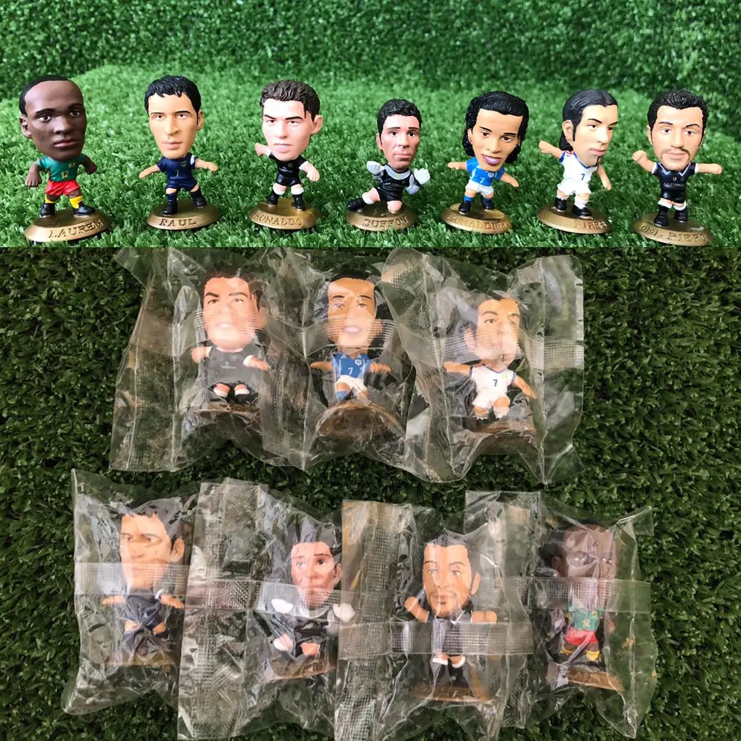 Genuine Corinthian Microtstars Series Soccer Stars Model Ronaldo Piero Collection Collection Ornamento Regalo