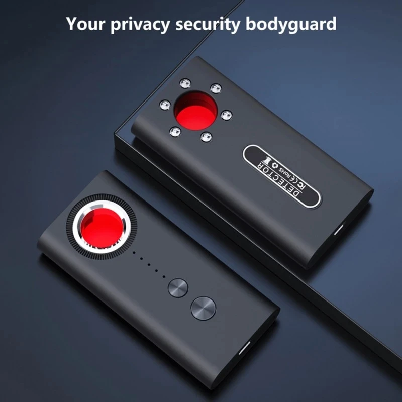 Black T1 Hidden Camera Finder Gadgets Camera Spy Lens Telecamere Wireleping Gps Tracker Sound Signal Finder Detector Nero
