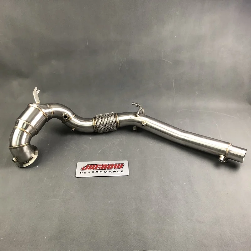 Per Golf 8 Gti 2.0 200 Cell Cat Turbo 2020-Present Downpipe Per Sistema Di Scarico Personalizzato