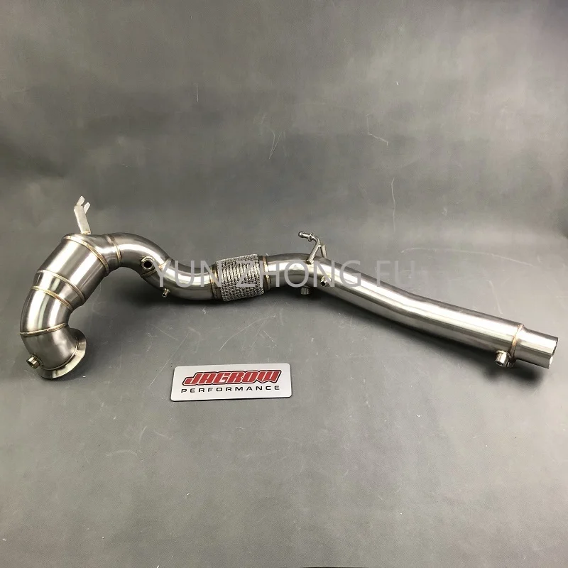 Per Golf 8 Gti 2.0 200 Cell Cat Turbo 2020-Present Downpipe Per Sistema Di Scarico Personalizzato
