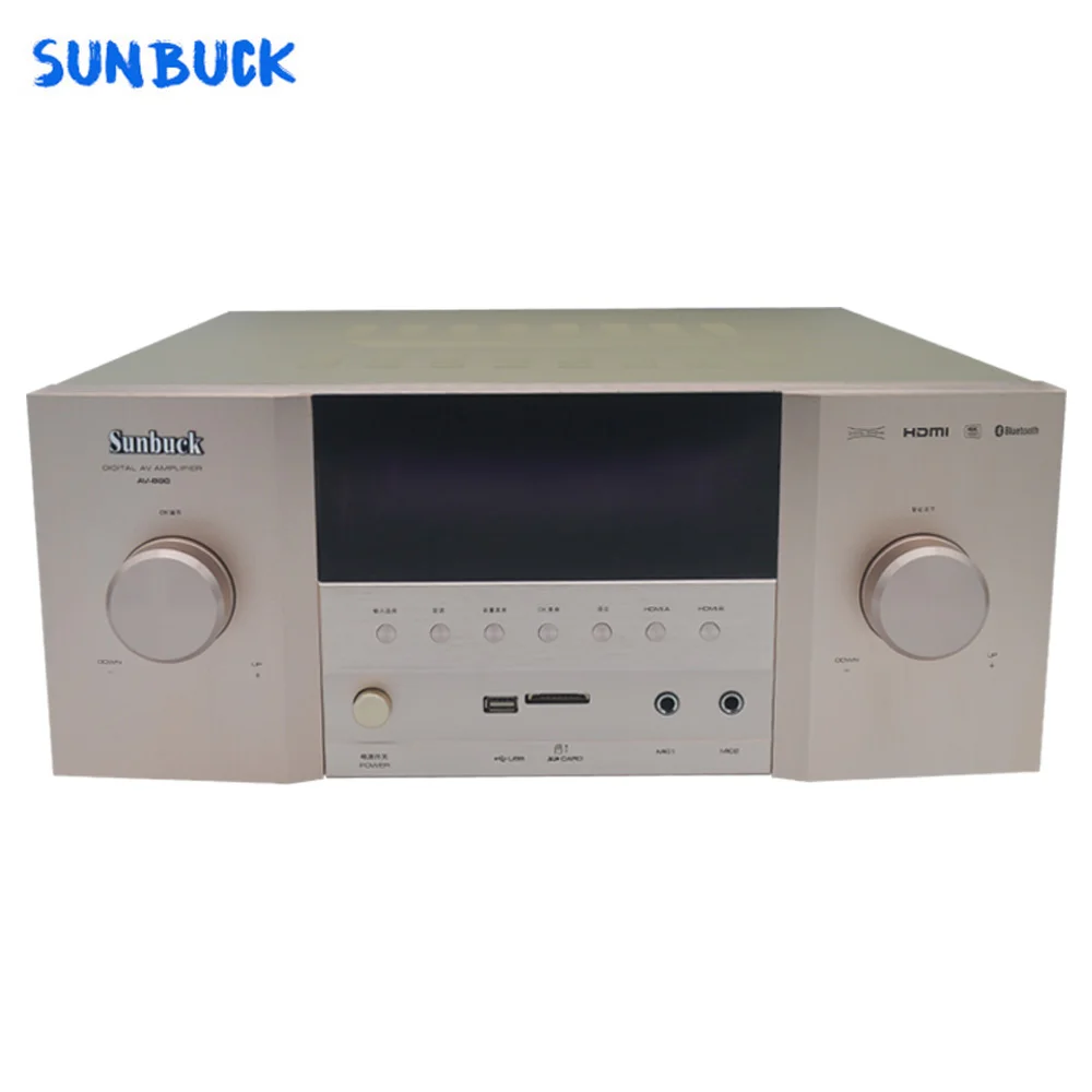 Sunbuck 5.1 16000W Fibra Coassiale 4K Hd Surround Decodifica Dolby Bluetooth 1943 5200 Amplificatore Audio Home Theater Audio
