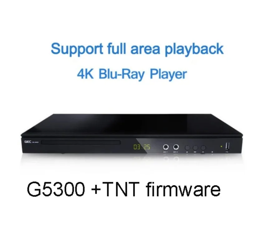 Giec G5300 Lettore Dvd True 4K Ultra Hd Lettore Blu-Ray Lettore Dvd Hd Hard Disk Player Home Cd Lettore Dvd Decodifica Lettore Disco 4K
