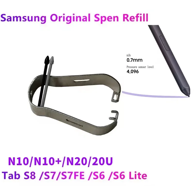 Per Samsung Tablet Touch Screen Stylus Spen Refill Penna Elettromagnetica Soft Head Nib Tab N10 N20 S8 S8 + S8U S7 S7 + S6 S6 Lite