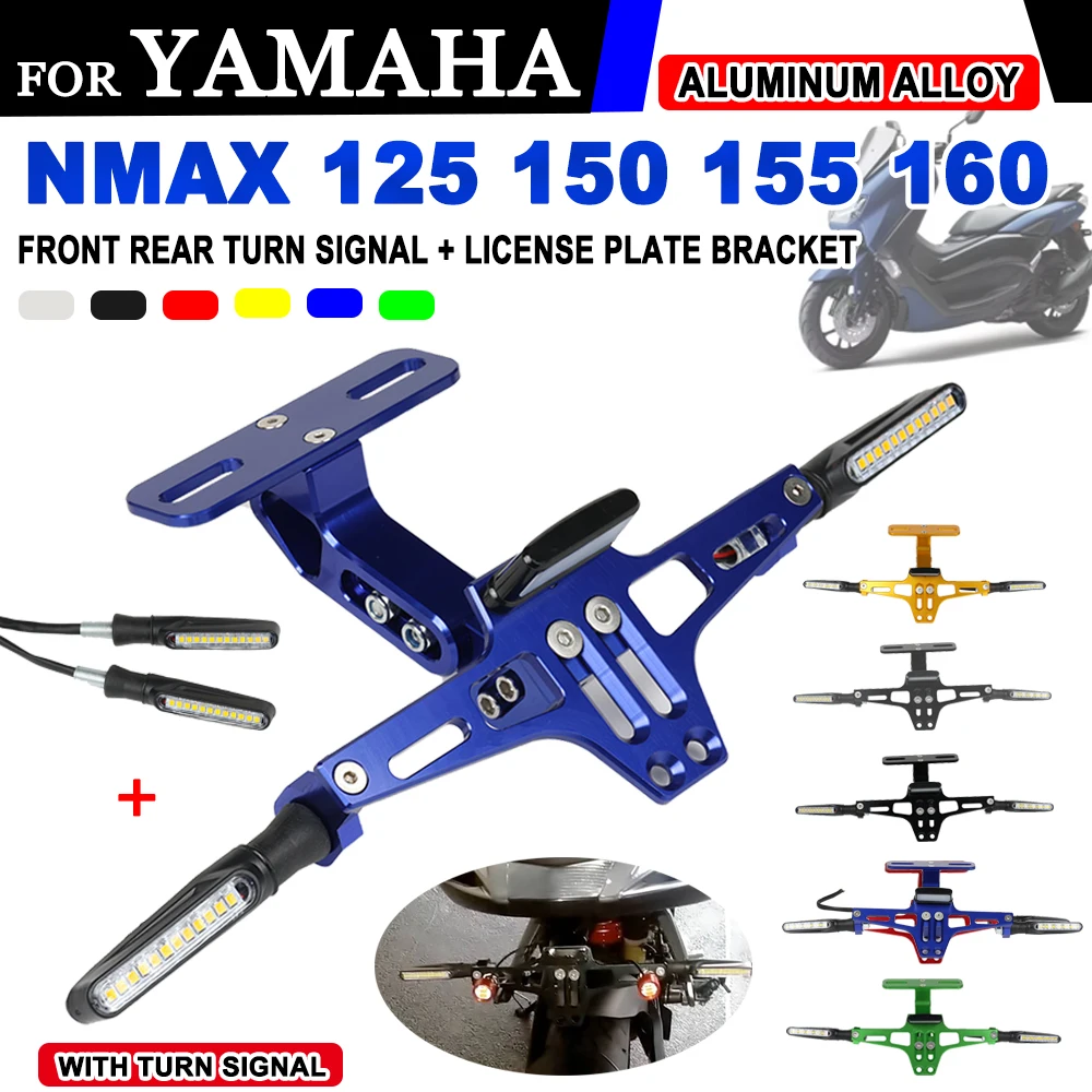 Per Yamaha Nmax155 Nmax150 Nmax125 Nmax 125 150 155 Accessori Fender Tail Eliminator Staffa Di Licenza Con Indicatore Di Direzione