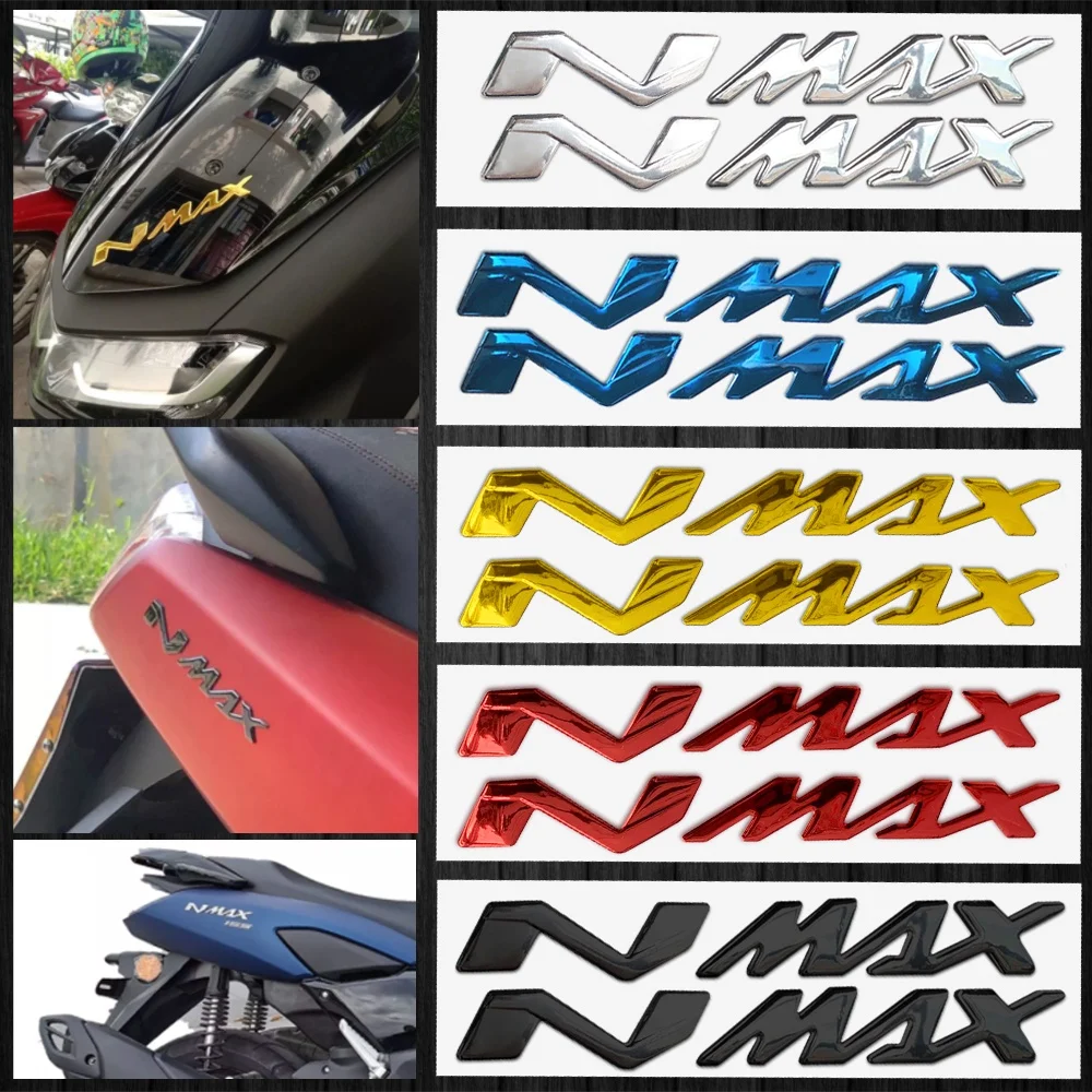 Tank Emblem Moto Adesivi Per Yamaha Nmax N Max N-Max Aerox 125 Precio 150 155 160 250 400 2023 Moto 3D Decalcomanie Logo