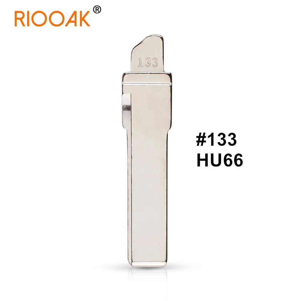 10Pcs #133 Hu66 Sostituzione Flip Remote Key Blade Car Key Blank Per Vw Golf 7 Skoda Flip Remote Key Blade