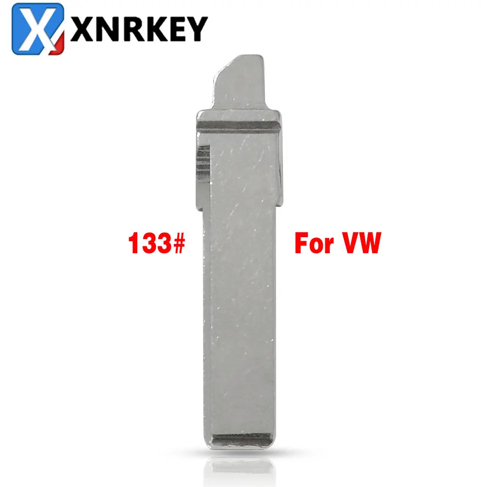 Xnrkey 10 Pcs #133 Hu66 Sostituzione Flip Remote Key Blade Car Key Blank Per Vw Golf 7 Skoda