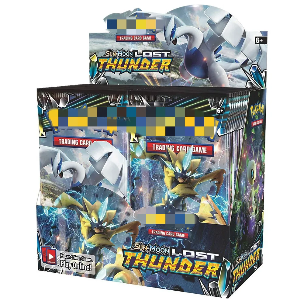 324Pcs Pokemon Card Shining Fates Tcg Sun & Moon Vivid Style English Booster Box Battle Carte Collezionabili Game Collection Toys
