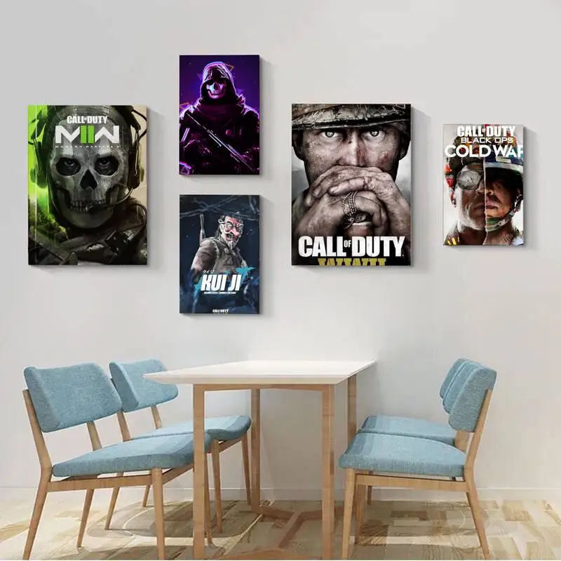 Babaite C-Call Of Game D-Dutys Modern W-Warrings 2 Poster Vintage Room Home Bar Cafe Decor Poster Di Piccole Dimensioni Adesivi Murali