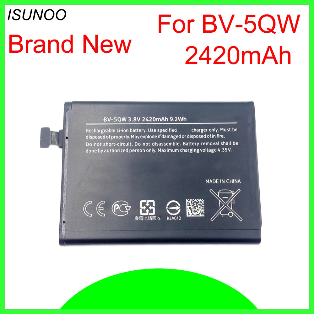 Isunoo 2420 Mah Bv-5Qw Bv5Qw Bv 5Qw Batteria Di Ricambio Per Nokia Lumia 930 Martini Tesla 929 Rm927 Batterie Bateria Batterij