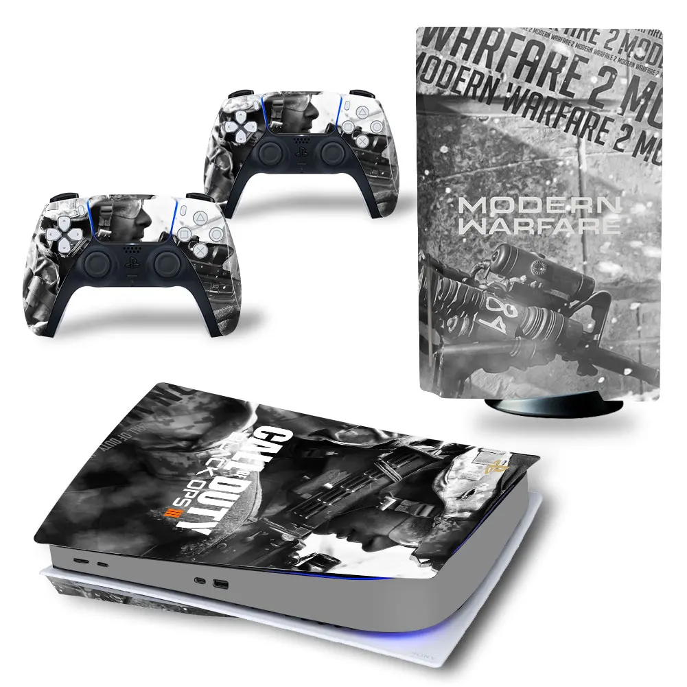 Call Duty Ps5 Disk Digital Edition Decalcomania Skin Sticker Per Console Ps5 E Due Controller 7291