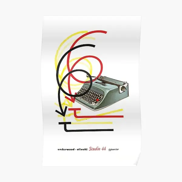 Underwood Olivetti Lettera Studio 44 Typ Poster Decorazione Vintage Arte Immagine Divertente Stampa Murale Decor Pittura Murale Senza Cornice