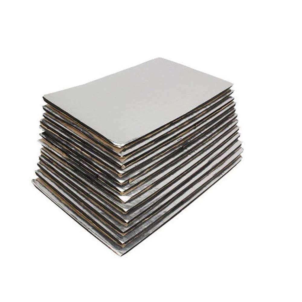 9/12/18/27 Pz 50*30Cm Fonoassorbente Isolamento Termico Stuoia Cofano Auto Copertura Posteriore Armaflex Insonorizzazione Fonoassorbente Isolamento Pa