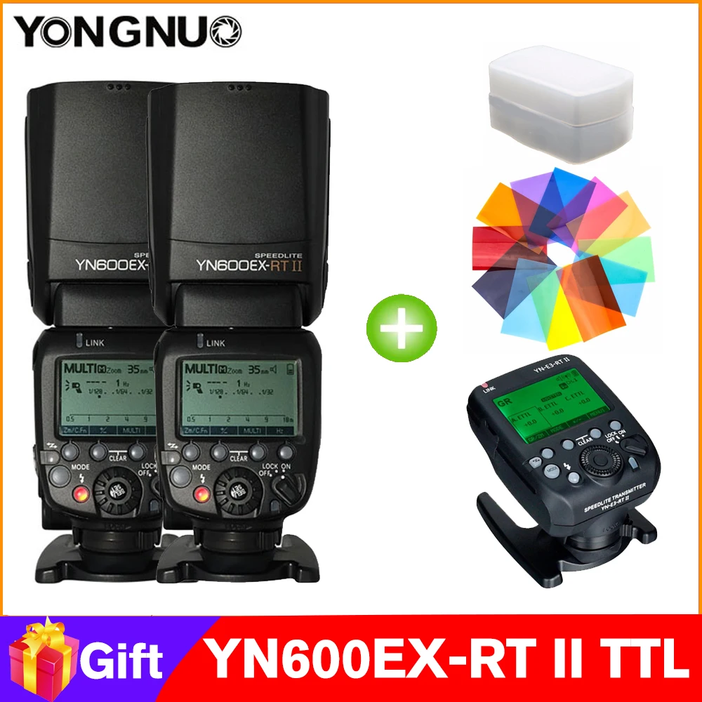 Yongnuo Yn600Ex-Rt Ii 2.4G Wireless Flash Yn600Ex Rt Ii Ttl Speedlite Per Canon 6D Ii 5D Mark Ii Iii Iv 1Dx Mark Iii Eos R5 R6