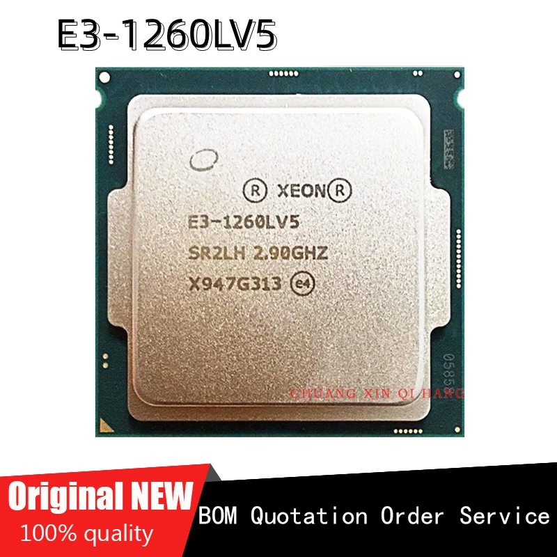 Utilizzato Per E3-1260Lv5 E3 1260 Lv5 E3 1260Lv 5 3.60Ghz Quad-Core 8M Cache Lga1151 Tpd 80W Cpu Desktop