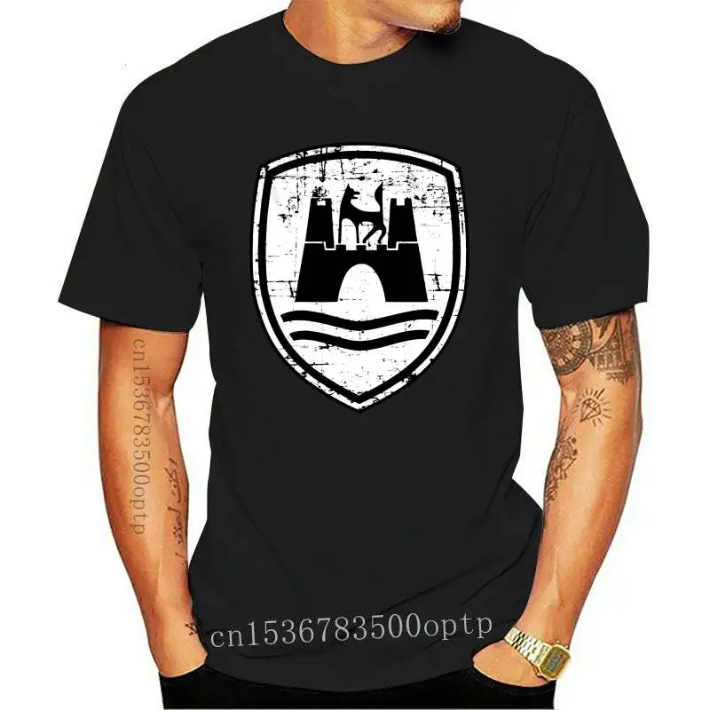 T-Shirt 100% Cotone Organico Wolfburg Classico Uomo Campervan T-Shirt Da Uomo Cool