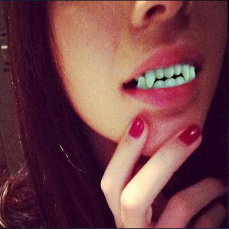 Halloween Vampire Teeth Fake Vampire Fangs Halloween Vampire Teeth Zanne Per Dolcetto O Scherzetto Halloween Cosplay Party Puntelli