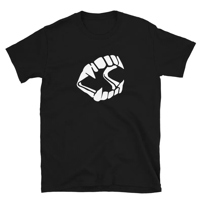 White Novità Vampire Fangs Toy Dracula T Shirtth Shirt Maniche Lunghe O Corte
