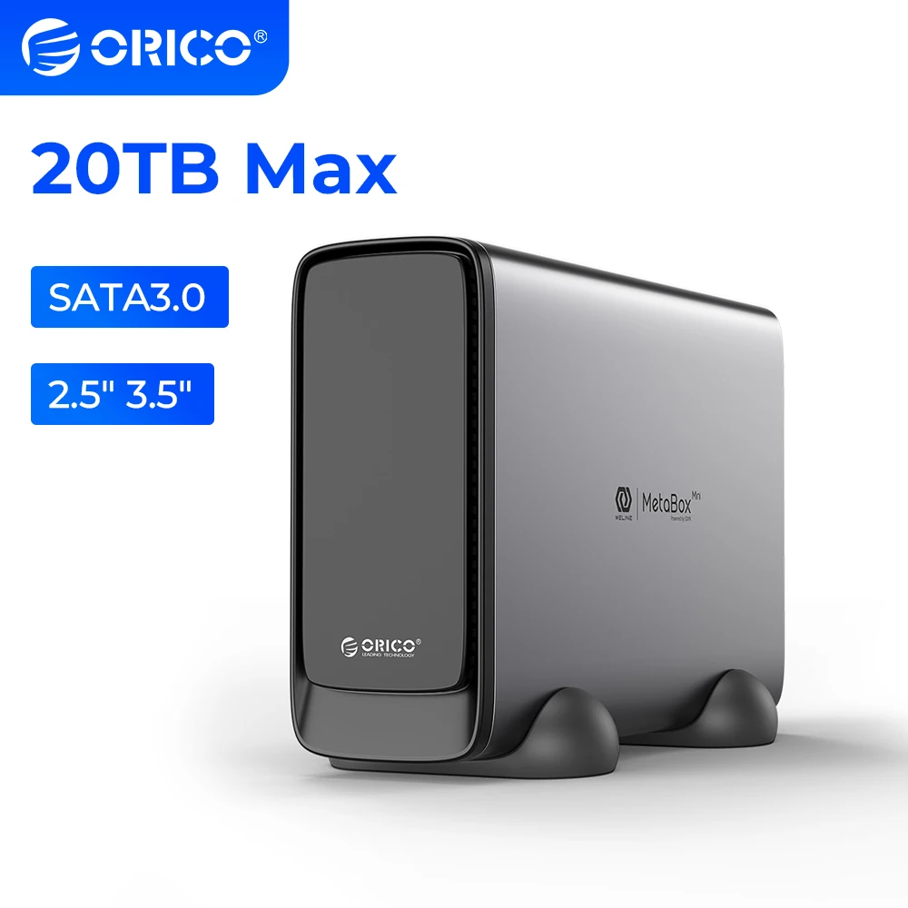Orico 3.5 "Pollici Sata Ssd Hdd Storage Box Rete Nas Smart Backup Custodia Per Disco Rigido Accesso Remoto Casa Personal Cloud Server