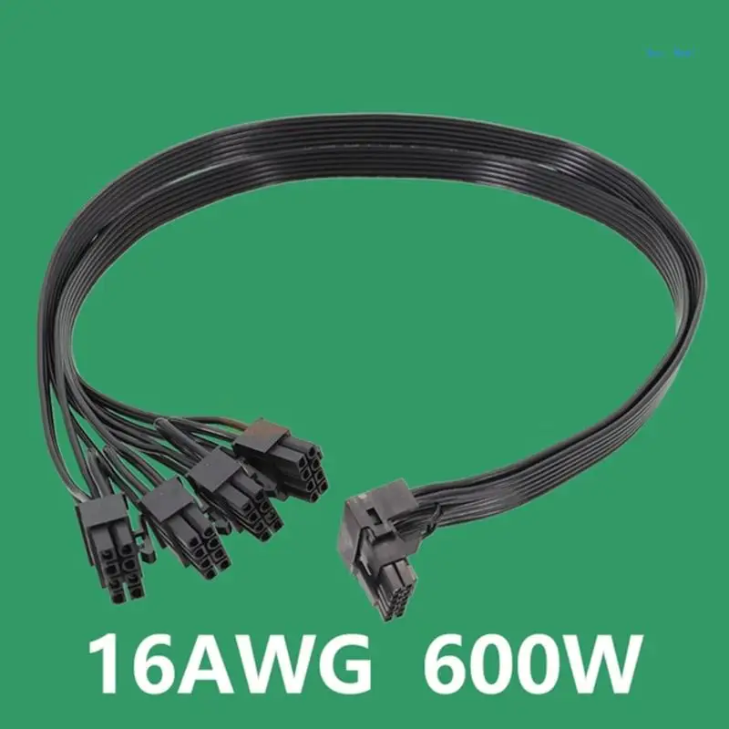 Cavo Prolunga Alimentatore Maschio 4Xcpu Da 8 Pin A 16 Pin Pci-E 5.0 12Vhpwr Rtx4090 Per Hx1200I/Hx1000I/Hx850I