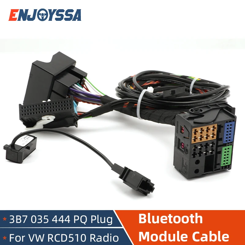 Per Vw Rcd510 9W2 9W7 9Zz Autoradio Rns510 Modulo Bluetooth Plug Plug Play Wireless Microphne Mic Harness Cable