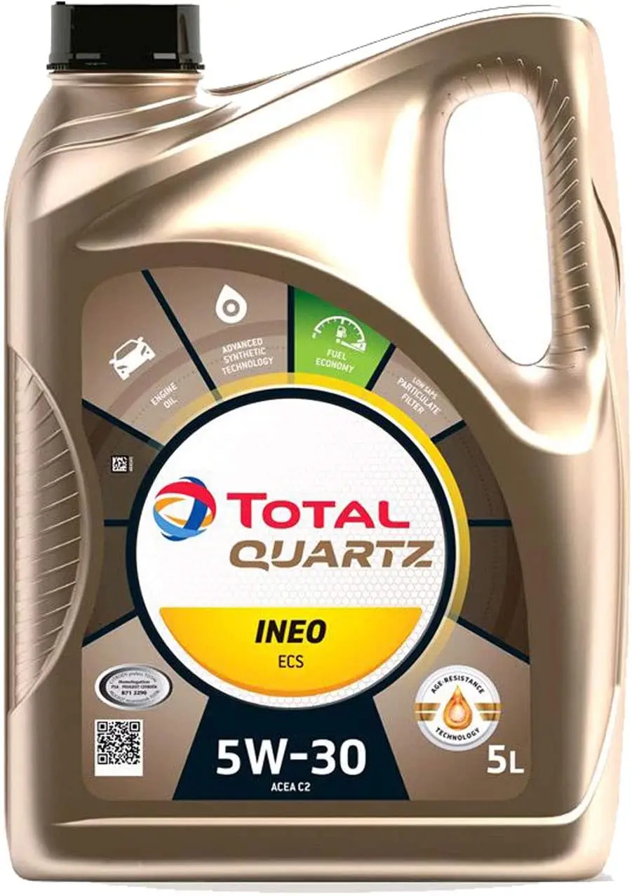 Lubrificante Totale Al Quarzo Ineo Ecs 5W30 5L Filtro Per Particelle Di Olio Motore Sintetico