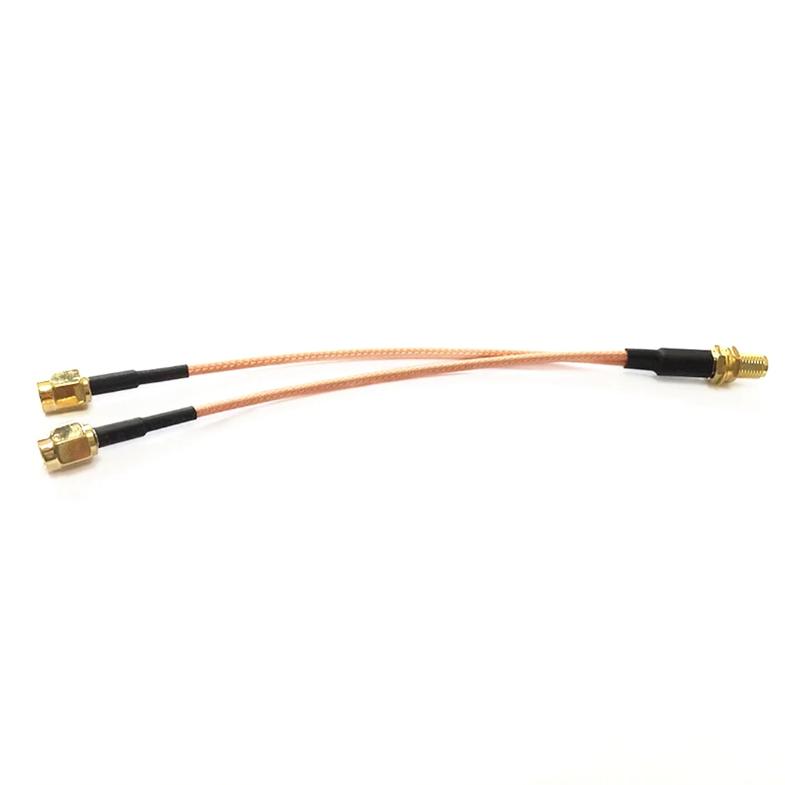 Sma Femmina Dado A 2X Sma Maschio Spina Y Tipo Splitter Combinatore Cavo Pigtail Rg316 15Cm 6 "Per Router Wifi
