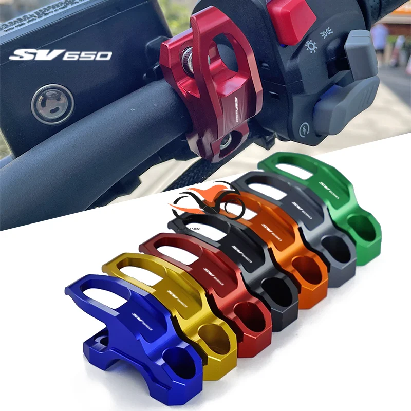 Sv650 Logo Per Suzuki Sv650 Sv 650 Accessori Moto Cnc Freno Maestro Cilindro Staffa Borsa Portapacchi Morsetto Gancio Casco