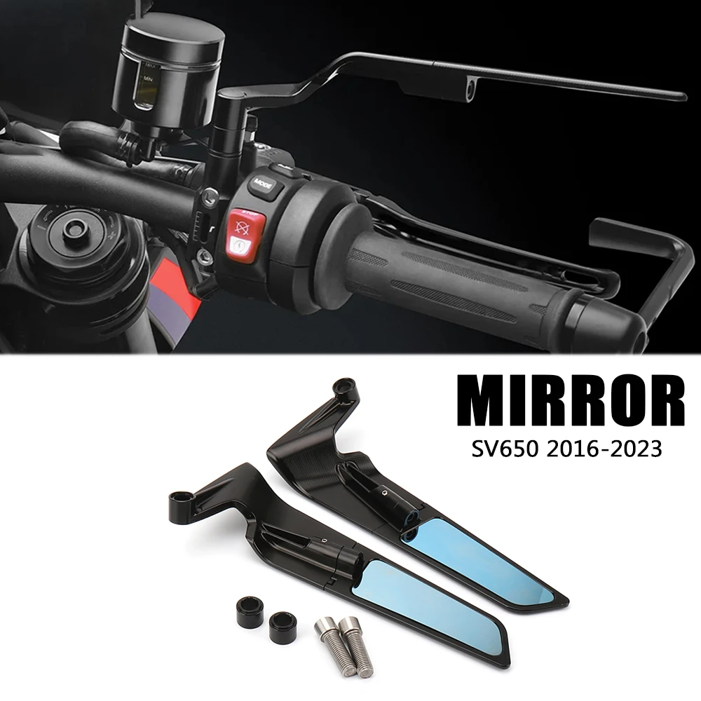 Per Suzuki Sv650 Sv 650 2016-2023 Specchietti Moto Specchietti Stealth Kit Specchietto Retrovisore Sportivo Specchietti Regolabili Specchietti Retrovi