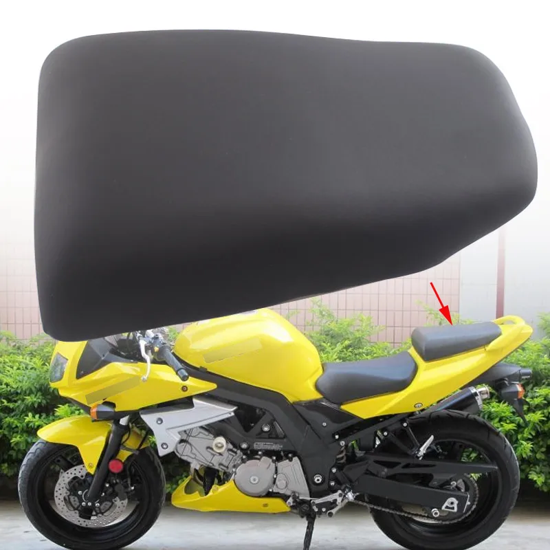 Moto In Pelle Artificiale Nera Posteriore Passeggero Cowl Seat Per Suzuki Sv1000 Sv650 Sv 1000 650 2003 - 2010