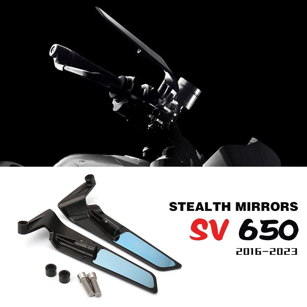 Per Suzuki Sv650 Accessori Specchi Stealth Sv 650 Specchietto Retrovisore Regolabile Winglet Per Suzuki Sv650 Sv 650 Parti 2016 - 2023