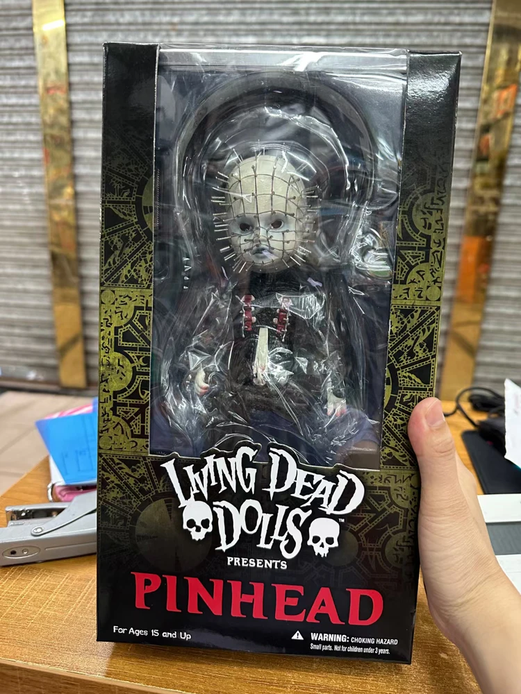 Living Dead Dolls Ldd Hellraiser Iii Pinhead Classic Terror Film Action Figure Model Toys Collezione Regalo