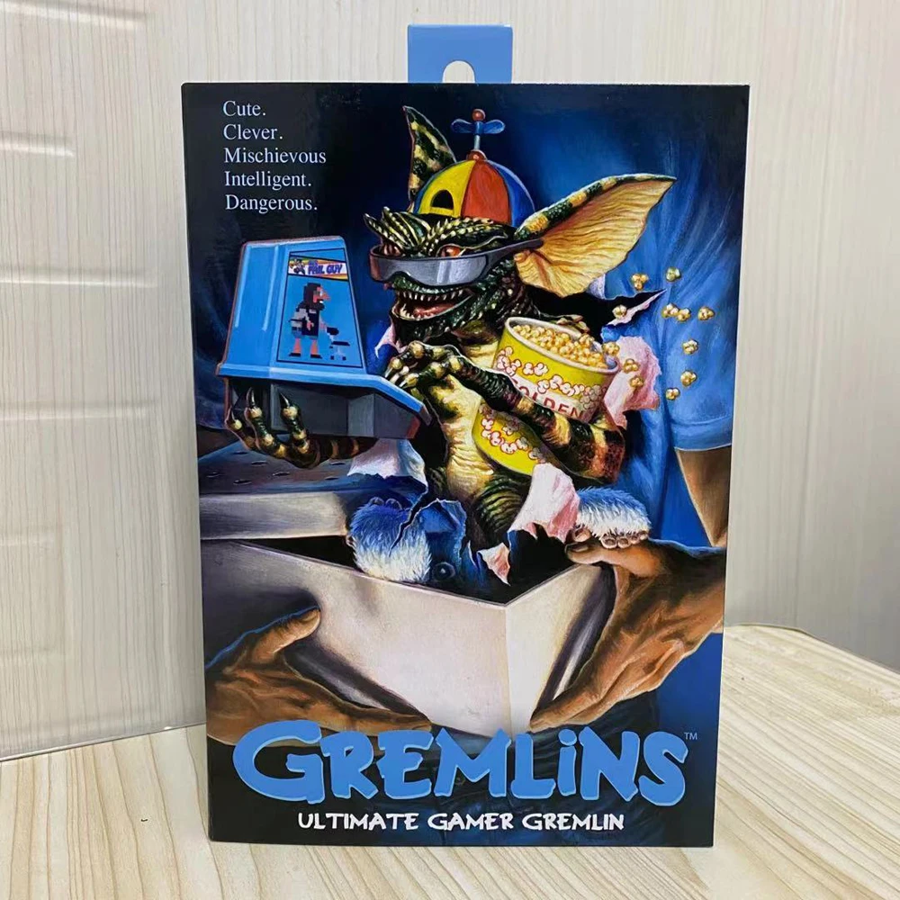 Classic Film Gremlins Ultimate Gremlin Popcorn Neca Action Figure Model Toy Gift Collezione Originale