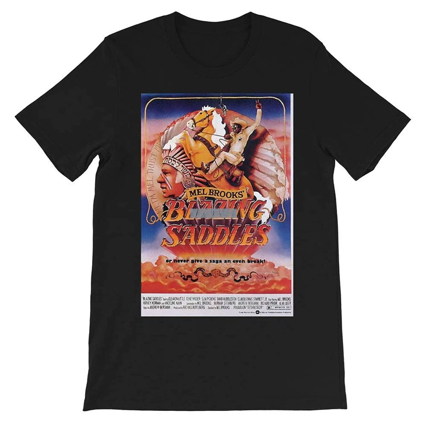 Film Poster Selle Blazing Comedy-Western Film Governor William J. Lep Bart Jim Lili Von Per Uomo Donna T-Shirt Unisex