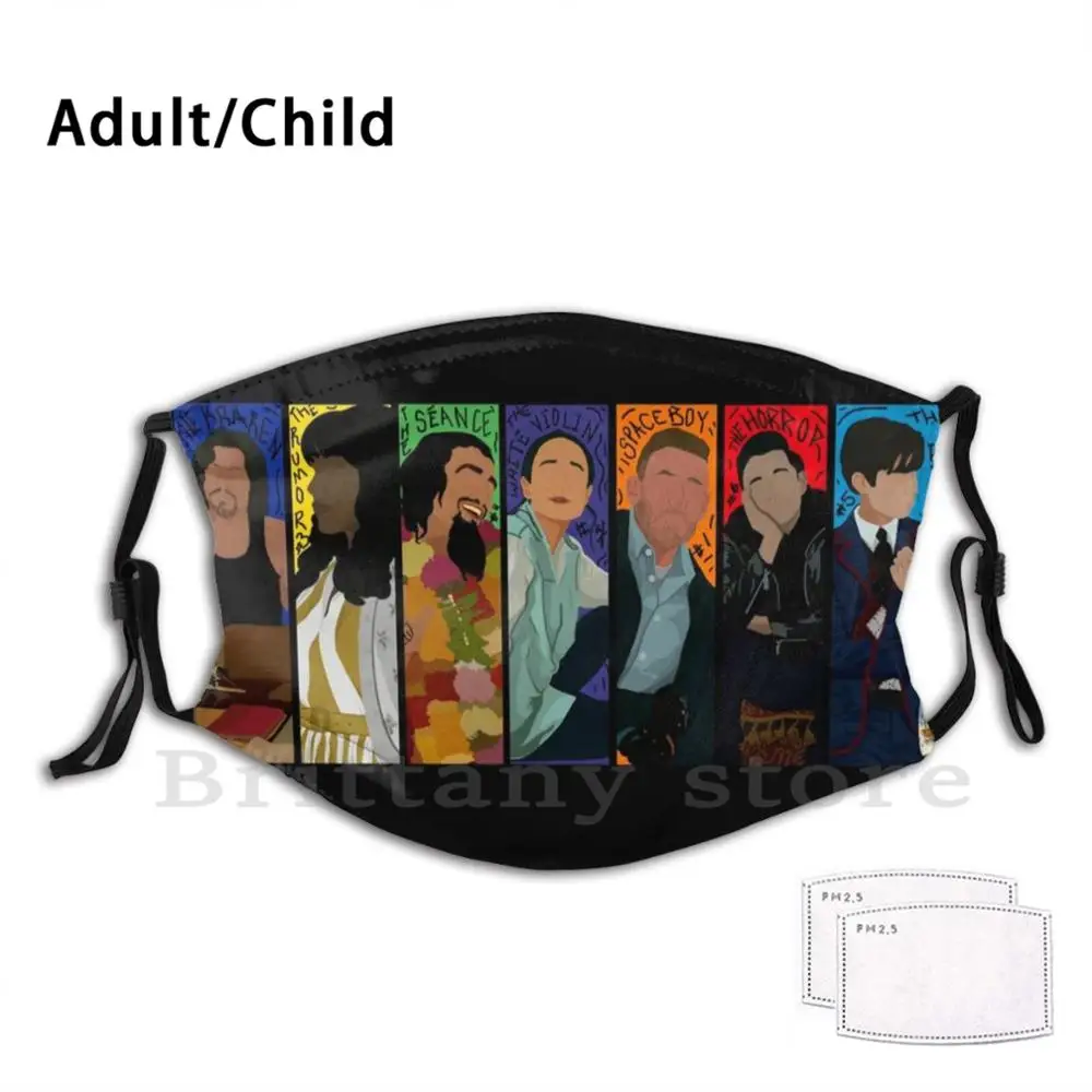 Team Zero Washable Adult Kids Filter Mouth Mask The Umbrella Academy Tua Lee Hargreeves Ben Hargreeves Allison Hargreeves