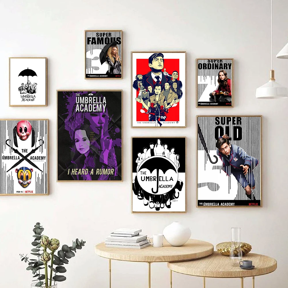 The Umbrella Academy Retro Poster Abstract Wall Art Prints Modern Canvas Painting Living Room Nordic Home Decoration Pictures