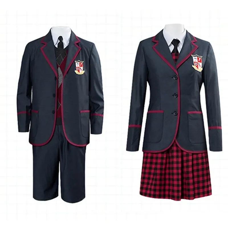 Cosplay Movie & Tv The Umbrella Academy Girls Costumes Set High School Uniform Vanya Allison Dress Up Carnival Party Suits Women