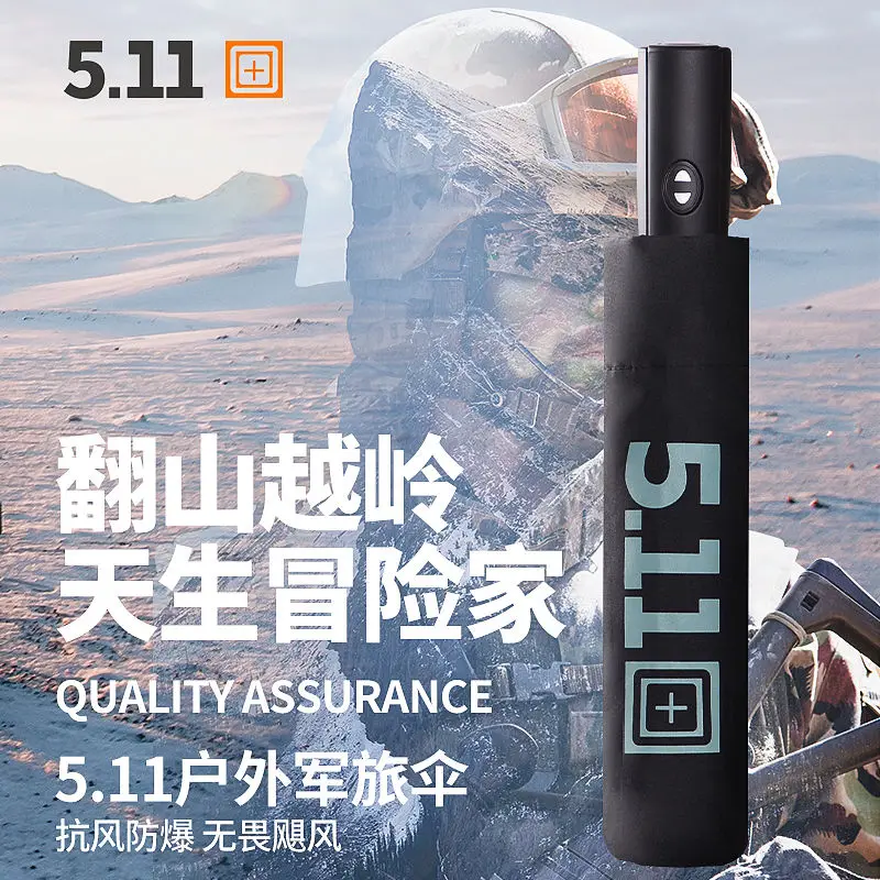 Ombrello Pieghevole Extra Large Completamente Automatico Di Livello Industriale Militare A Prova Di Stormproof E Antipioggia A Doppio Rinforzo Ombrell